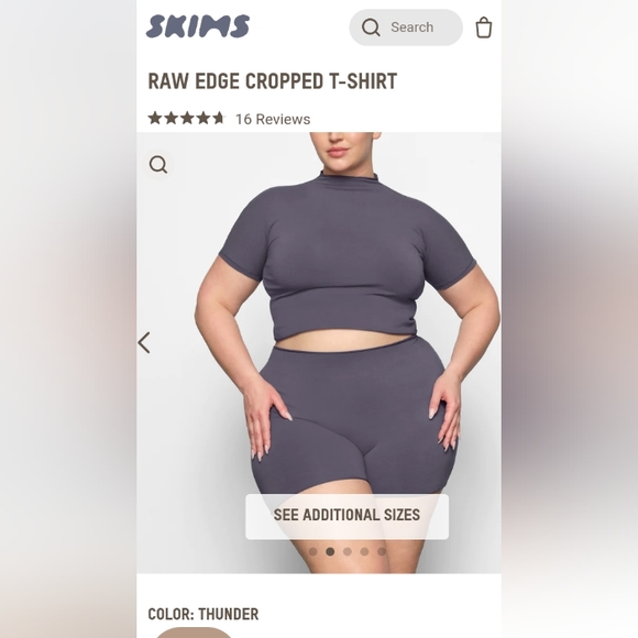 SKIMS Tops - Skims Crop ⚡